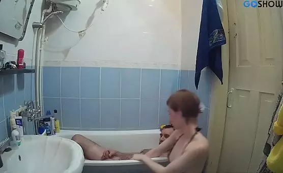 Cocky Pussy Slobbers While Getting Plowed In Toilet Bowl
